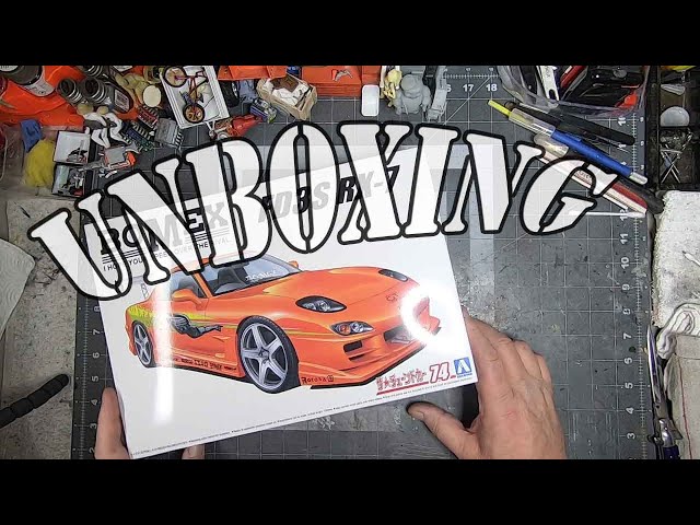 AOSHIMA MAZDA RX7 FD3S UNBOX