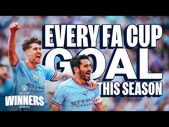 EVERY FA CUP GOAL THIS SEASON | FA Cup winners 2022/23 | Strikes from Haaland, KDB, Gundogan and co.