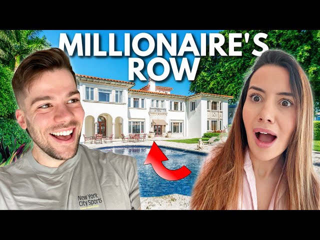 We Toured Celebrities Houses on Millionaire's Row | MIAMI Series!