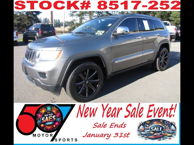 2013 Jeep Grand Cherokee Overland STK: 8517-252