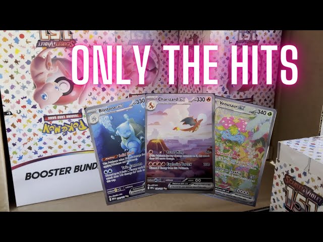 (ONLY THE HITS) Opening an INSANE 6 Box Case (360 packs) of Pokemon Scarlet & Violet 151