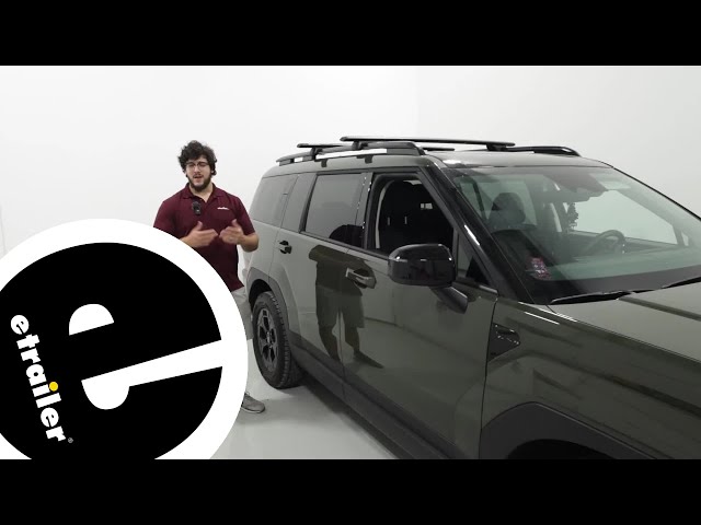 etrailer | A Closer Look at the Rhino Rack Custom Fit Roof Rack Kit on a 2024 Hyundai Santa Fe