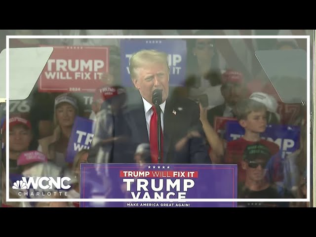 Decision 2024 | Trump rallies in Gastonia days before Election Day