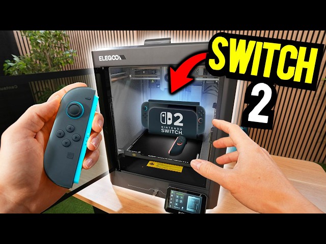 He creado mi primera NINTENDO SWITCH 2 😎 Impresora 3D ELEGOO Centauri Carbon