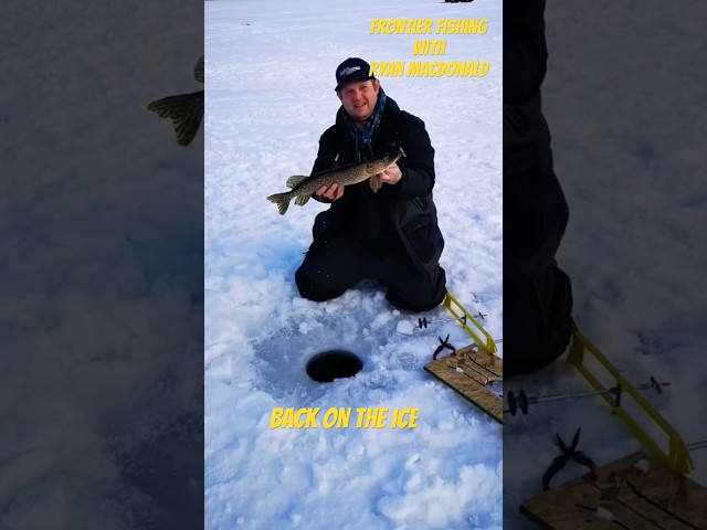 Glad to be back Ice Fishing in Alberta! #icefishingalberta #icefishing