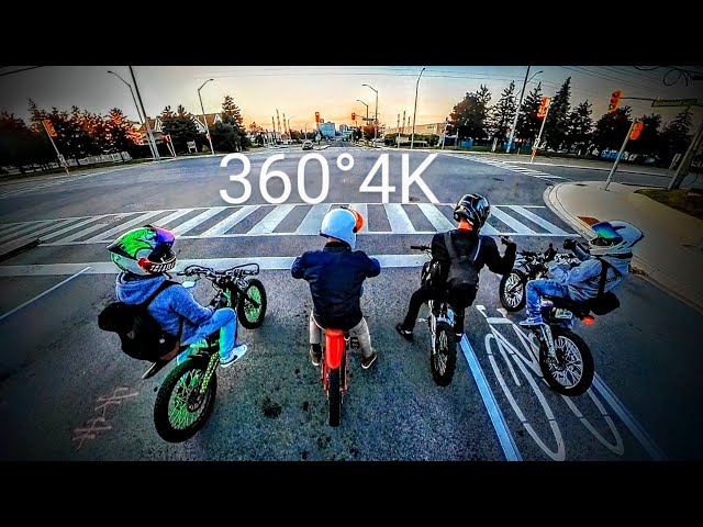 PEV Chill Ride with SURRONS POV Uptown TORONTO GTA VR TOUR [360°4K]