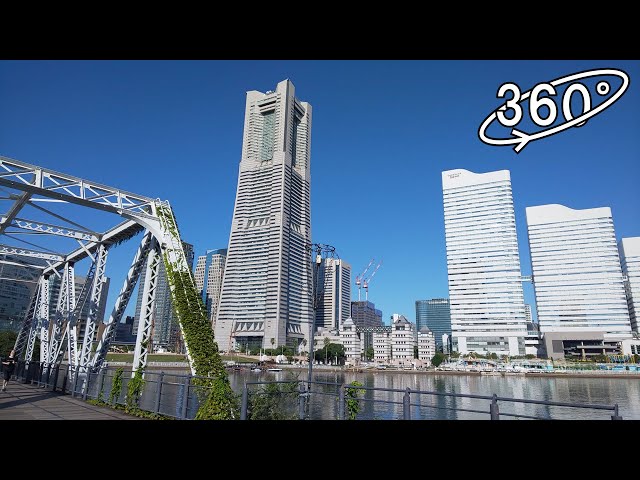 Walk Along The Old Train Road And Overlook Yokohama（横浜）in 360° VR【4K/8K高画質360度VR映像】