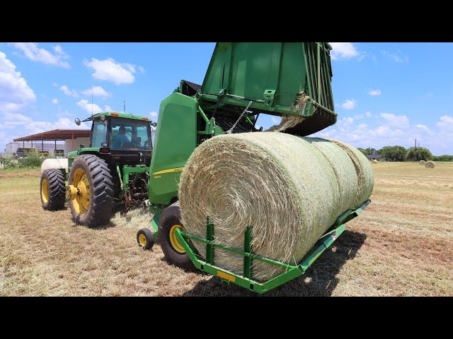 This can bale AND hold hay?