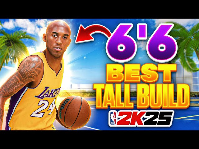 DRIBBLING ON A 6'6 TALL BUILD IS GAMEBREAKING ON NBA 2K25! #1 BEST TALL GUARD BUILD ON NBA 2K25!