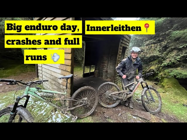 Big enduro training day in Innerleithen