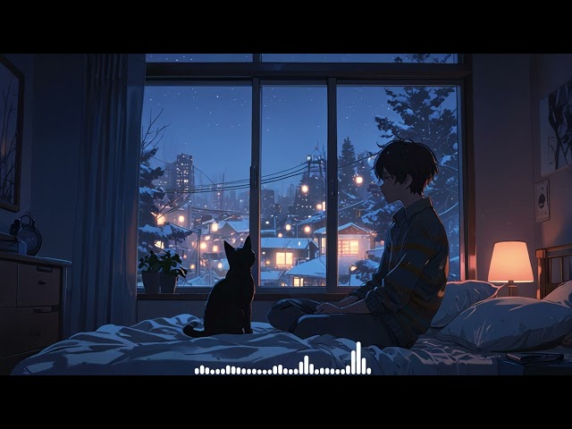 LoFi Music🎵 | Peaceful Night🌙 | Relax☕ Study📚 Sleep💤 | Perfect for Focus & Relaxation🐈