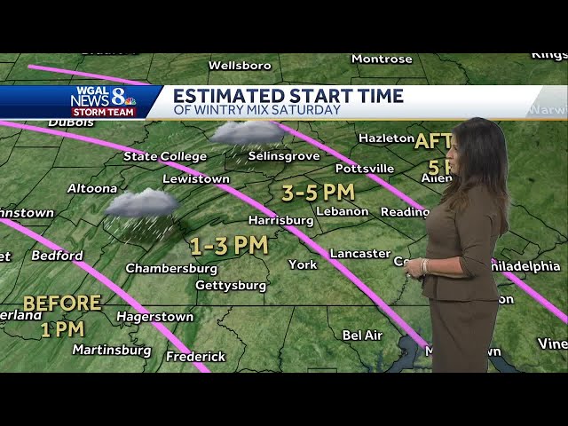 IMPACT: Snow/Sleet To Period Of Freezing Rain, Drier Sunday