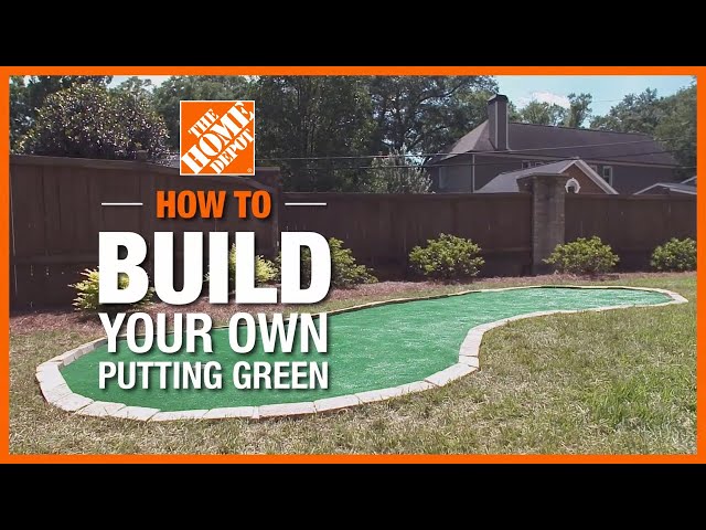 How to Make a Backyard Putting Green 🏌️ | The Home Depot