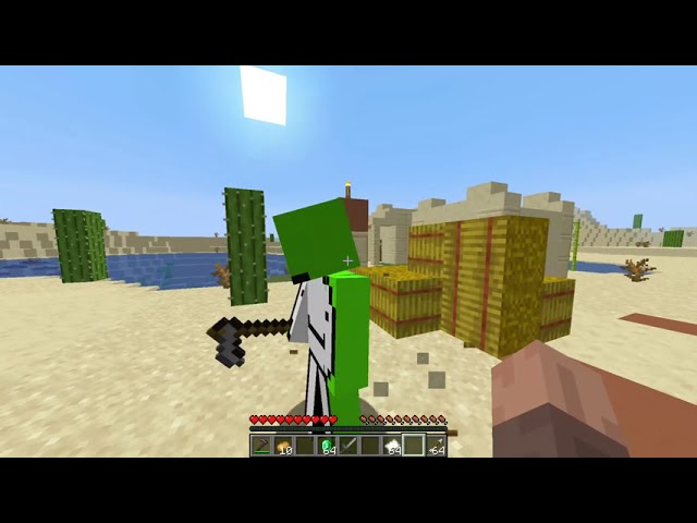 POV you are a Villager and Dream is Speedrunning Minecraft