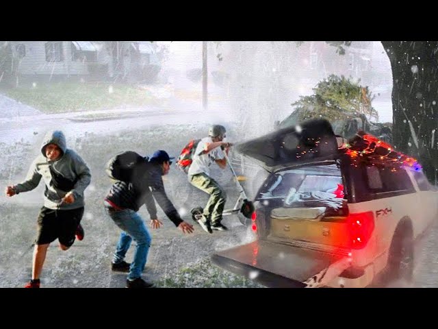 Madness is happening in Australia!! A terrible hail storm hit the state of Victoria, Mildura!