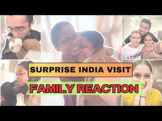 SURPRISE VISIT TO INDIA | Surprising Families this Diwali | Pinky Ghosh #surprisevisit #pinkyghosh