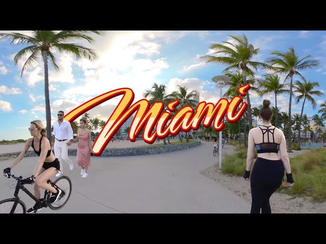 MIAMI SOUTH BEACH - Walking Tour VR180