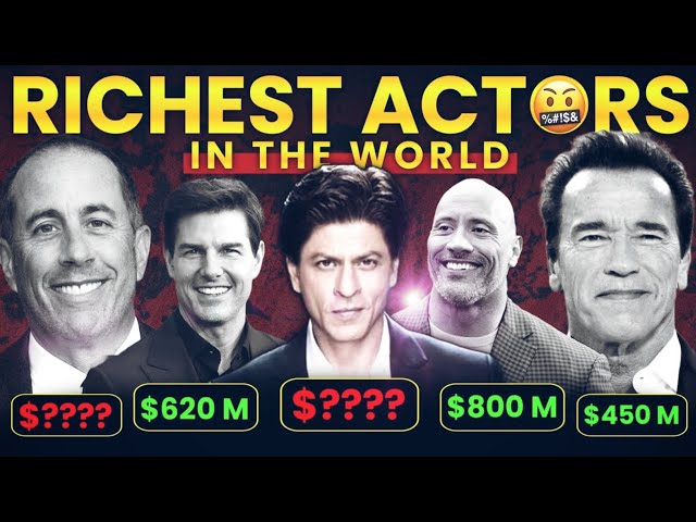 Top 50 Richest Actors in the World | Net Worth & Luxury Lifestyles