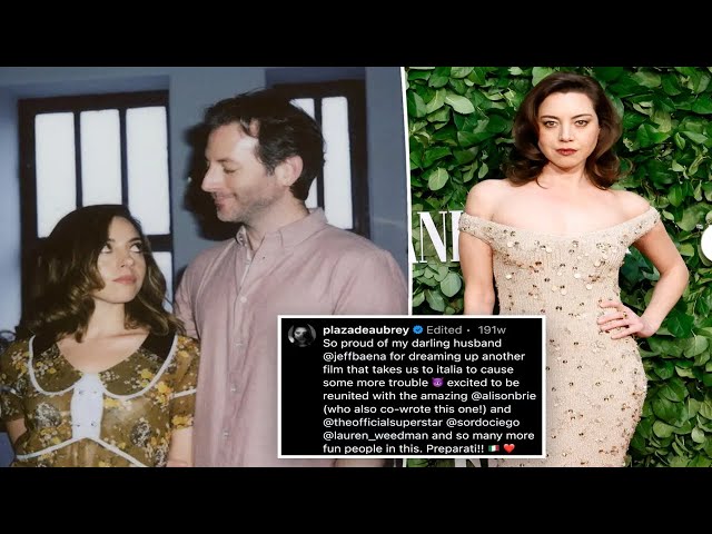 Intensely private Aubrey Plaza gushed over husband Jeff Baena before his shocking death: ‘So great’