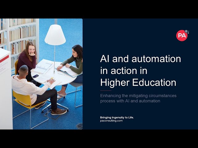 AI and automation in action in Higher Education