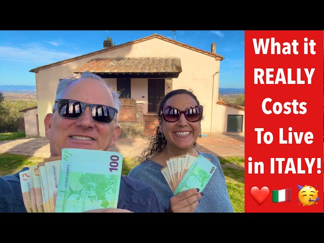 How We Retired Early & Live for Less (and BETTER!) In ITALY 🇮🇹 💰 Our Monthly Costs for EVERYTHING!!