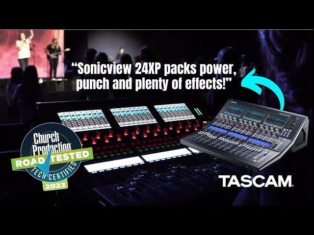 Step up Your Audio Game: Meet the Tascam SonicView 24XP Audio Console