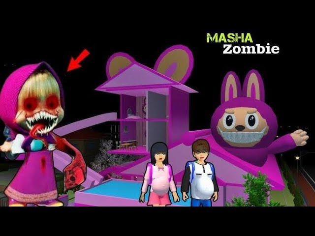 Masha Zombie Menghantui keluarga Mio 😱|| Sakura School Simulator Drama Story 👹