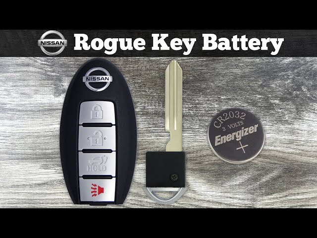 How To Replace Nissan Rogue Key Fob Battery 2014 - 2016 Change Replacement Rogue Remote Batteries