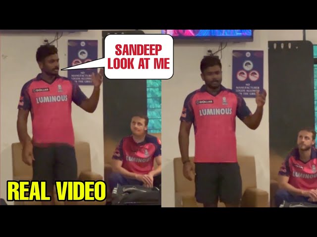 Sanju Samson got angry on RR team in dressing room after they lost the match against SRH |