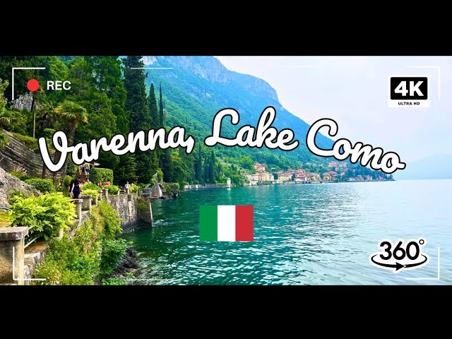 [VR 360] Varenna, Lake Como, Italy 🇮🇹 in 4K - A Perfect Day Trip from Milan