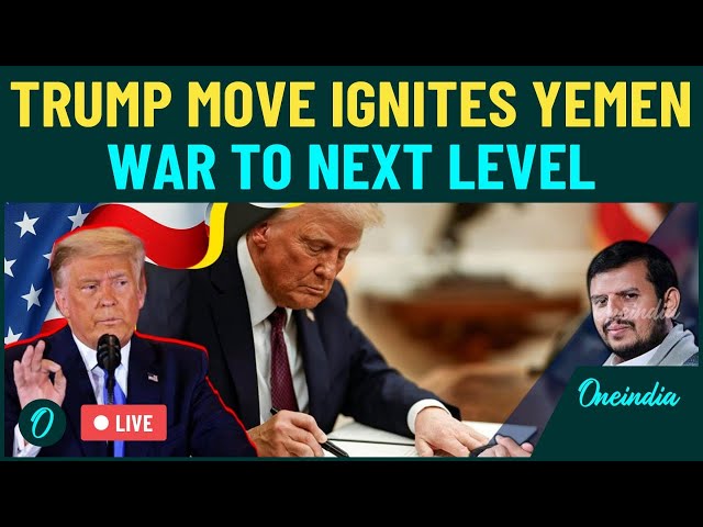 Trump Gives U.S-Yemen Full Scale War A NEW Turn | Houthis Announced Terrorists For Warship Hits