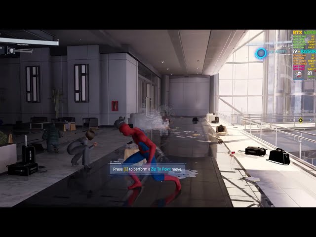 RTX 4090 USED 22GB VRAM IN THIS GAME | Spider-Man Remastered | 8K (8192x4320) DLSS OFF SMAA