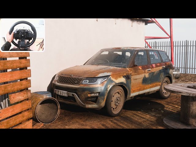 Rebuilding Range Rover Sport SVR - Forza Horizon 5 | steering wheel gameplay