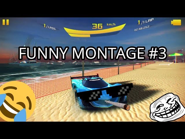 Asphalt 8 & 9 Funny Montage #3 (9999 Subscribers Special)