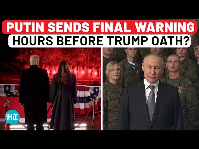 Putin Stuns Trump With Final Warning, Hours Before US President's Inauguration? | Russia-Ukraine War