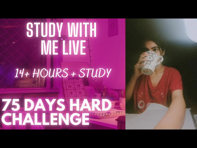 Day  40/75🔥Study With Me LIVE | 180/10 POMODORO ⏰ | Rain sounds 🌧️ | 75 hard challenge | NEET 2025 🎯