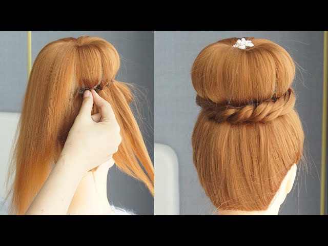 New High Bun Hairstyles For Wedding | Easy Hairstyle Party