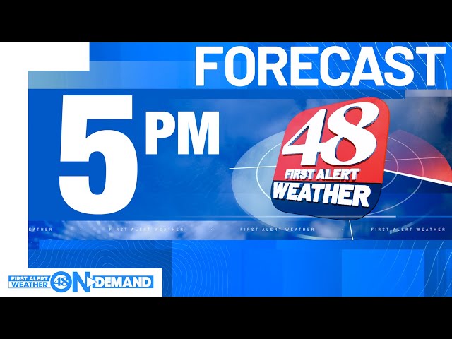 WAFF 48 First Alert Forecast: Wednesday 5 p.m.