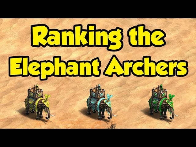 Ranking the new Elephant Archer civs (AoE2)