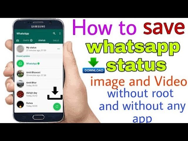 How to save/download whatsapp status video in gallery without using any app? Whatsapp trick