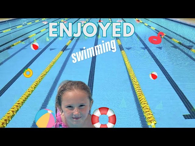 THIS WEEK CHLOE ENJOYED SWIMMING!!!