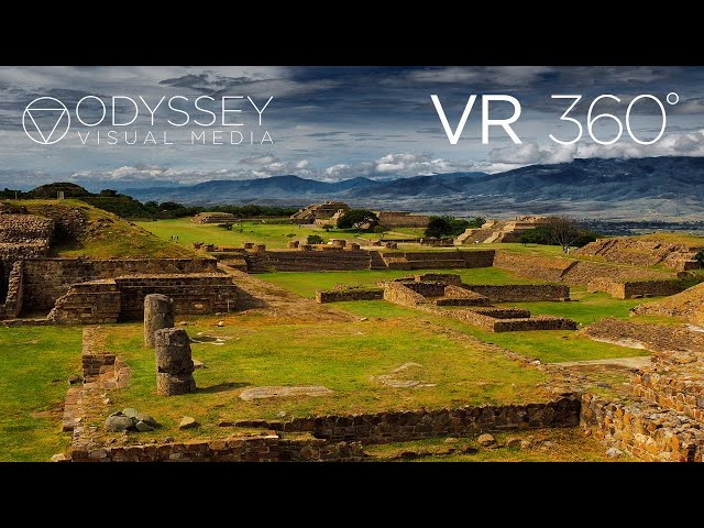 Monte Albán Virtual Tour | Mexico VR Travel Experience 360° 8K