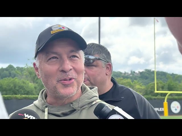 Steelers quarterbacks coach Mike Sullivan press conference minicamp