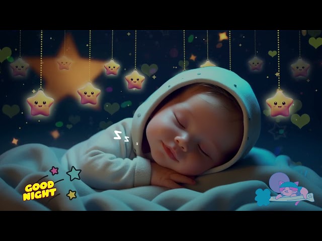 Mozart Brahms Lullaby 🎵 Relaxing Baby Sleep Music 🌙 Insomnia Cure for Peaceful Nights