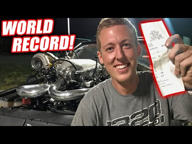 WE BROKE THE STICK SHIFT CORVETTE WORLD RECORD!!! UNREAL PASS!