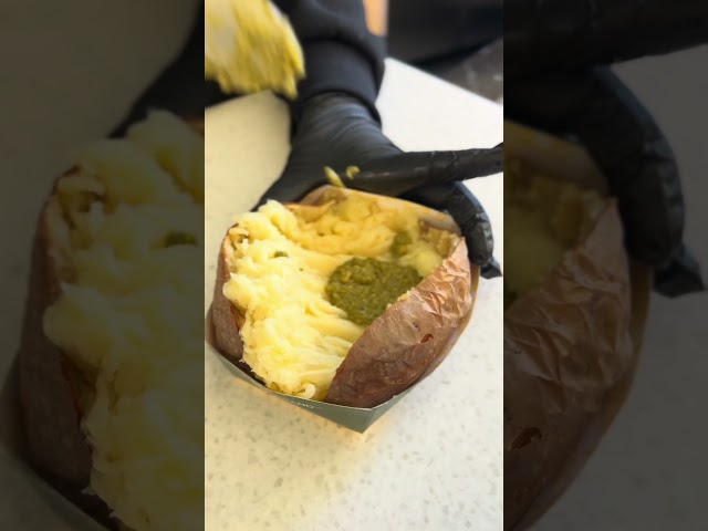 Behind the scenes of baked potato 🥔⁠👀