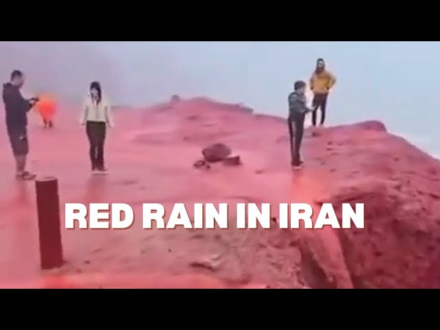 RED RAIN IN IRAN @FALCON_UZ