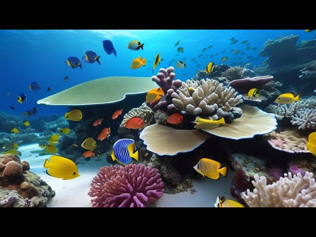 Ultimate 4K Aquarium for Relaxation 🐠 Calming Oceanscapes - Sleep Meditation 4K