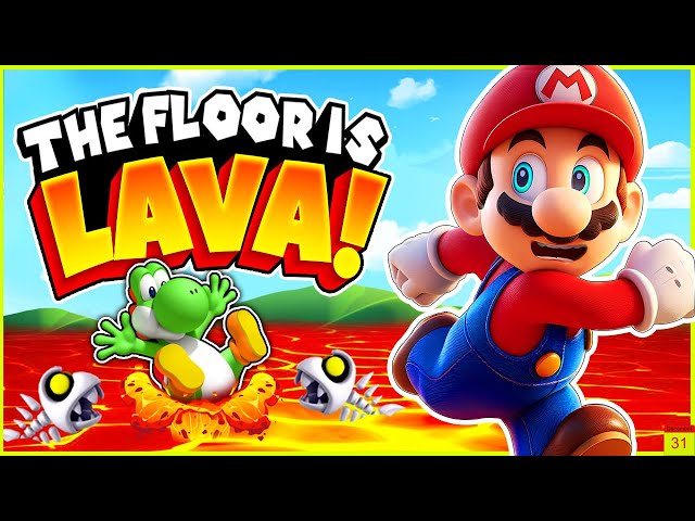 Super Mario Floor Is Lava | Brain Breaks Chase | Just Dance | Matthew Wood | Mario Run