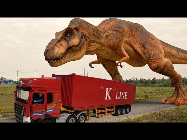 New Hollywood Movie (2024) Dinosaur Attack | T-rex Vs Anaconda | Jurassic Park| Dinosaur